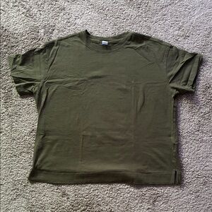 Old Navy Olive Green Women's Short Sleeve Tee